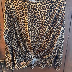 White Birch Animal Print Shirt